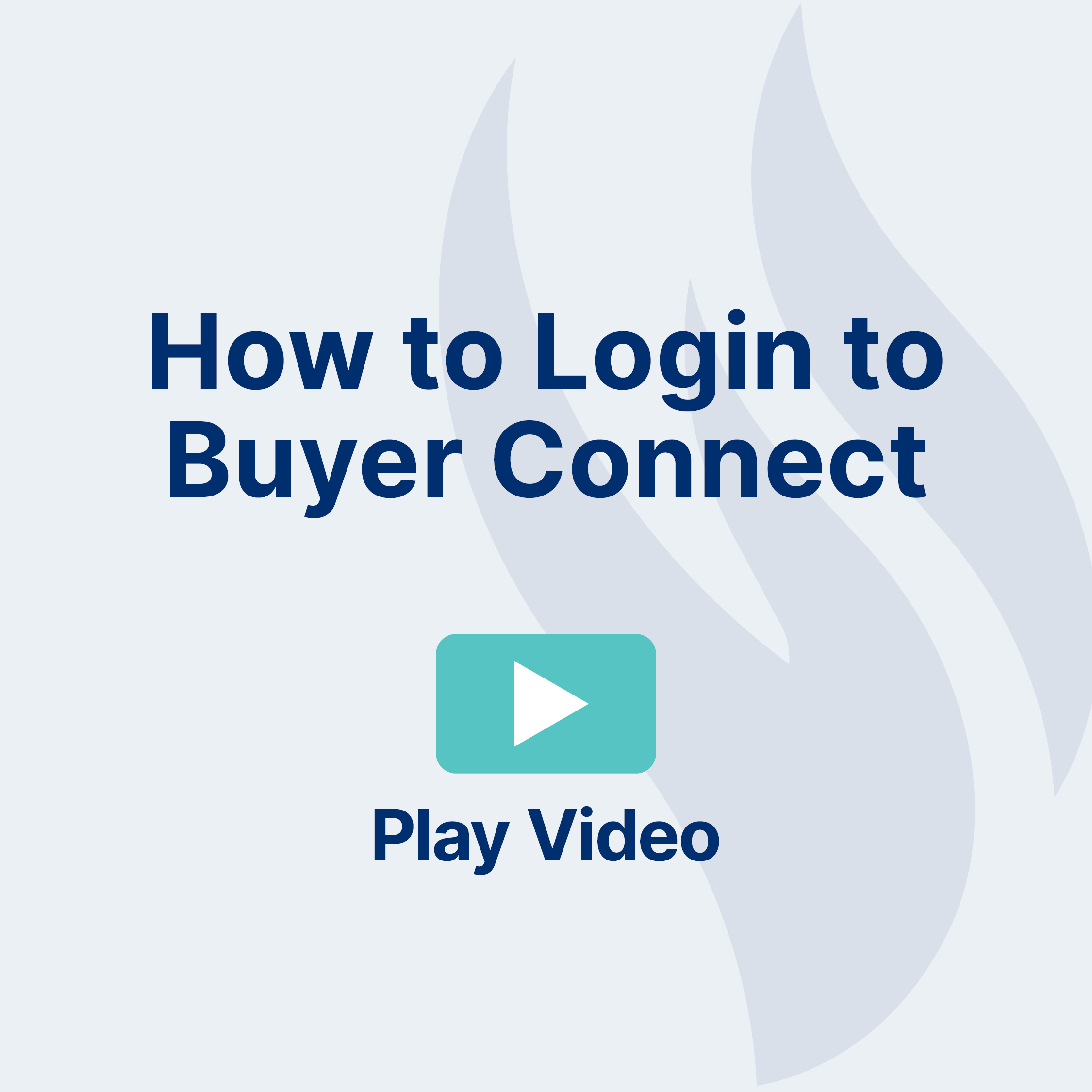 How to Login to Buyer Connect